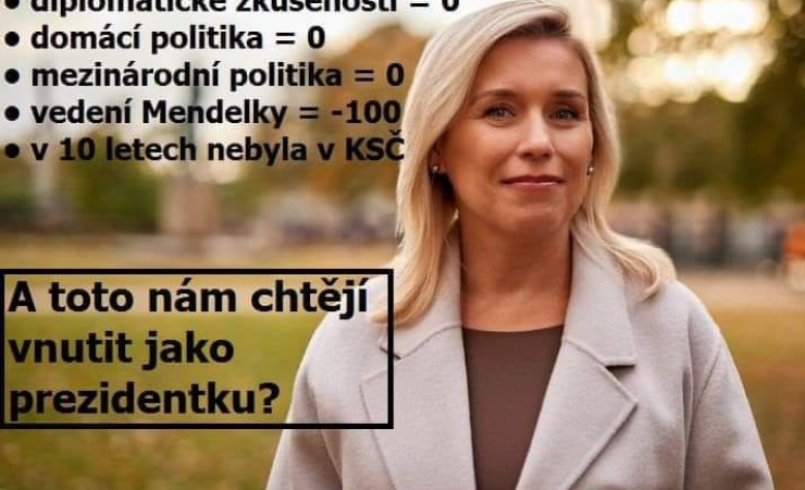 Danuše Nerudová je pro mně jen loutka v rukách jiných