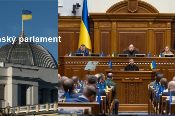 Ukrajinská vlajka zmizela z parlamentu a je to dobře