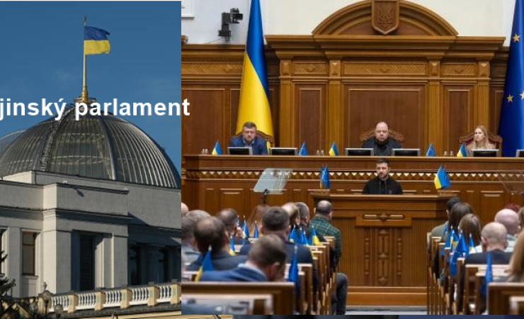 Ukrajinská vlajka zmizela z parlamentu a je to dobře