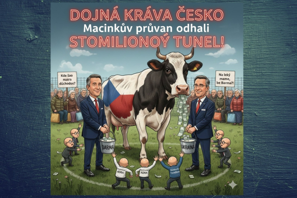 Dojná kráva Česko: Posíláme miliony do celého světa přes neziskovky