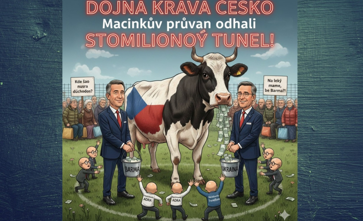 Dojná kráva Česko: Posíláme miliony do celého světa přes neziskovky