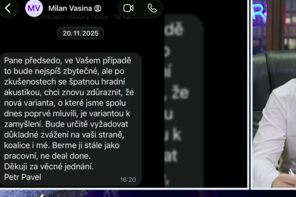 Mezi Hradem a vládou budou létat esemesky?